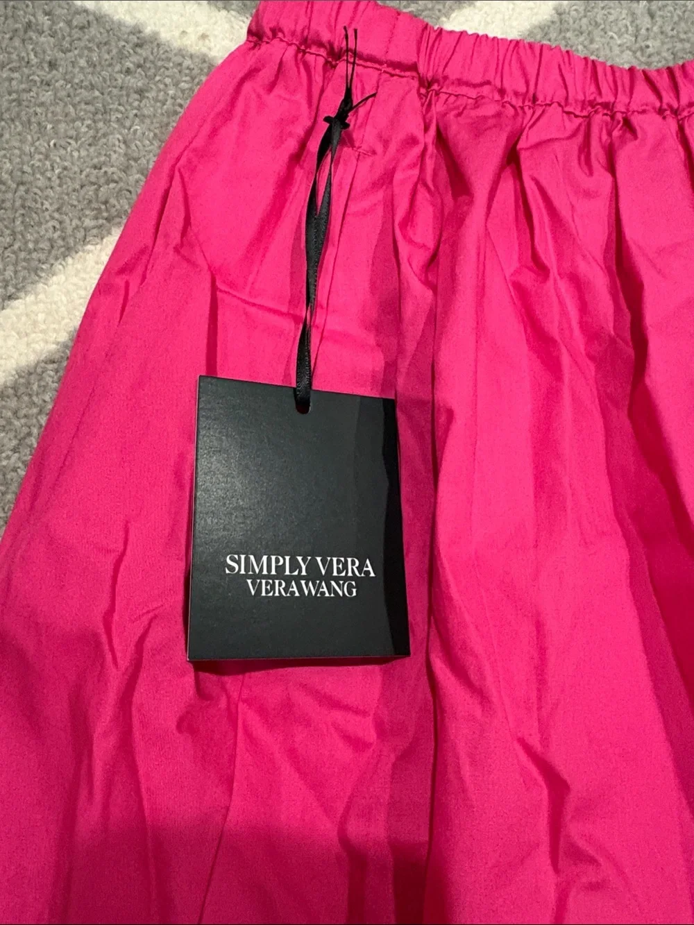 Vera Wang Bright Fuchsia Full Skirt